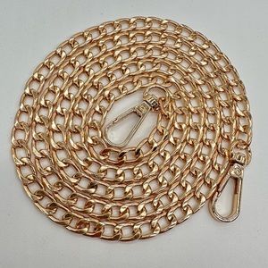 Gold Tone New Chain 47” for Wallets and Bags